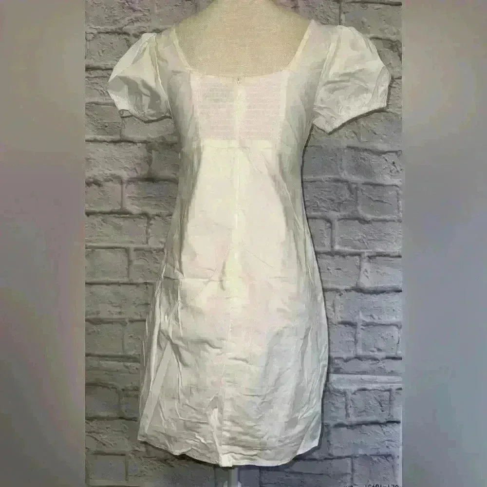 White Wild Fable Dress M with how